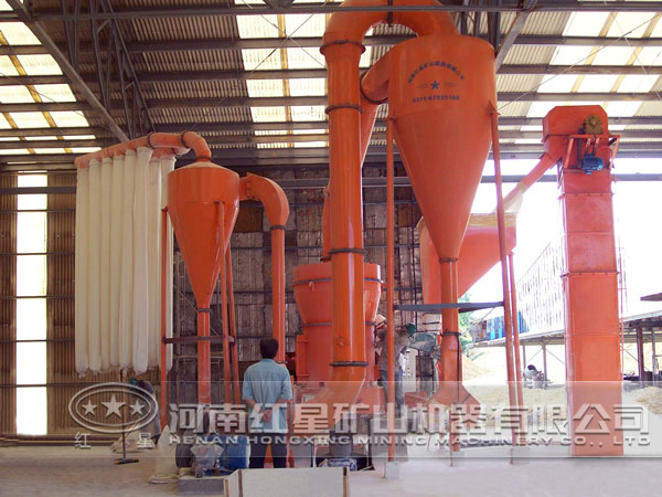 高嶺土磨粉生產(chǎn)線